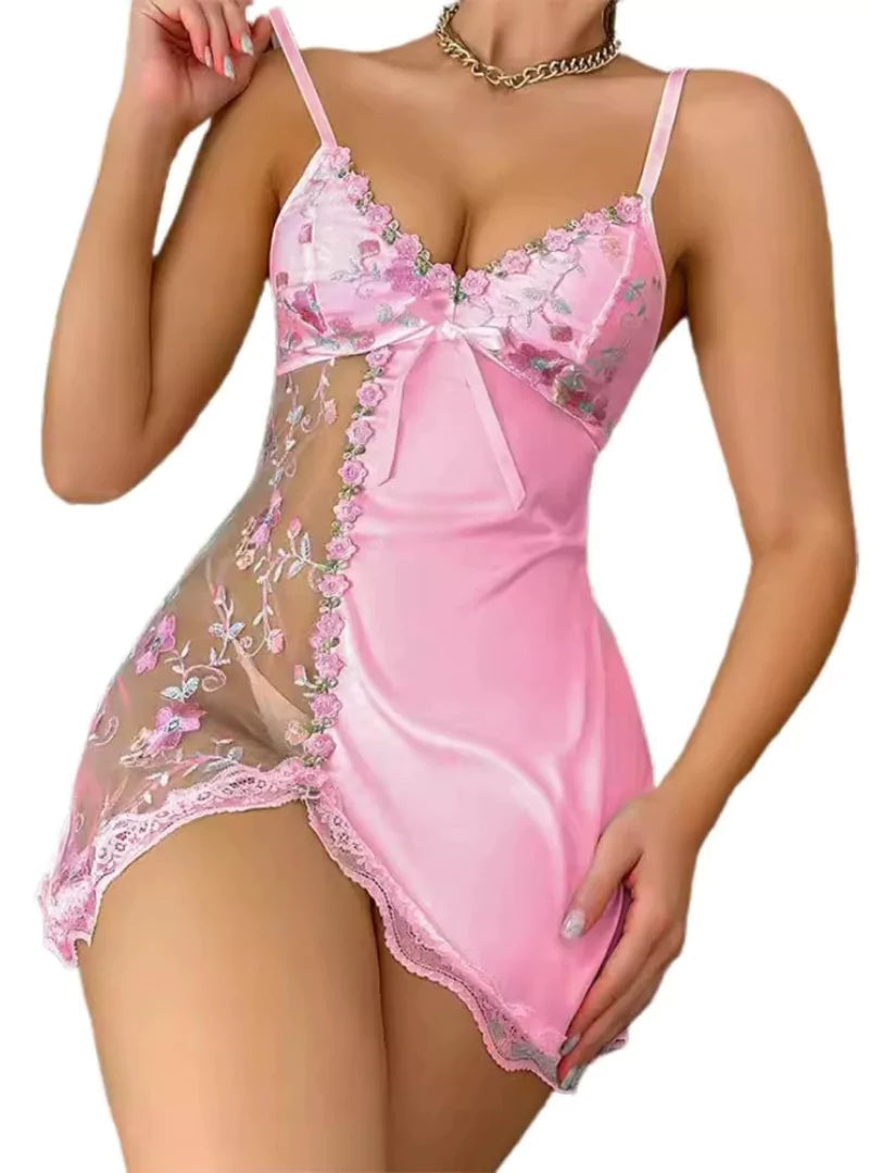 Lyla | Romantische babydoll-nachtjurk
