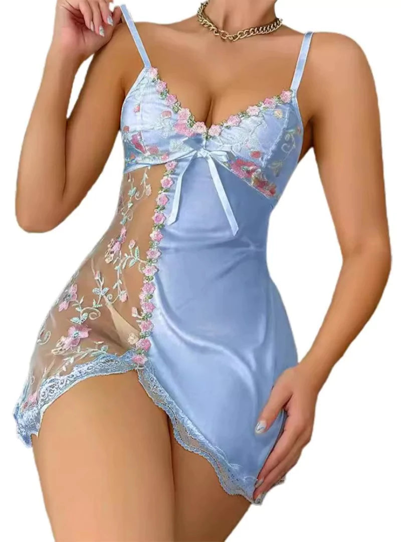 Lyla | Romantische babydoll-nachtjurk