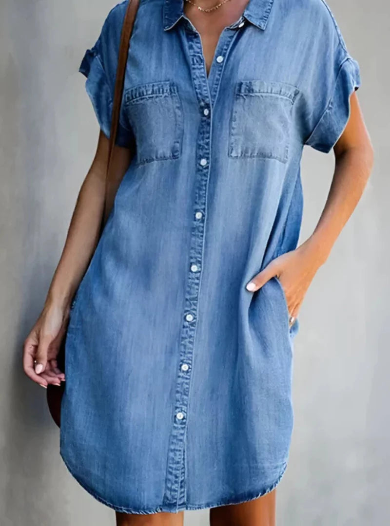 Klara | Jurk met knopen
