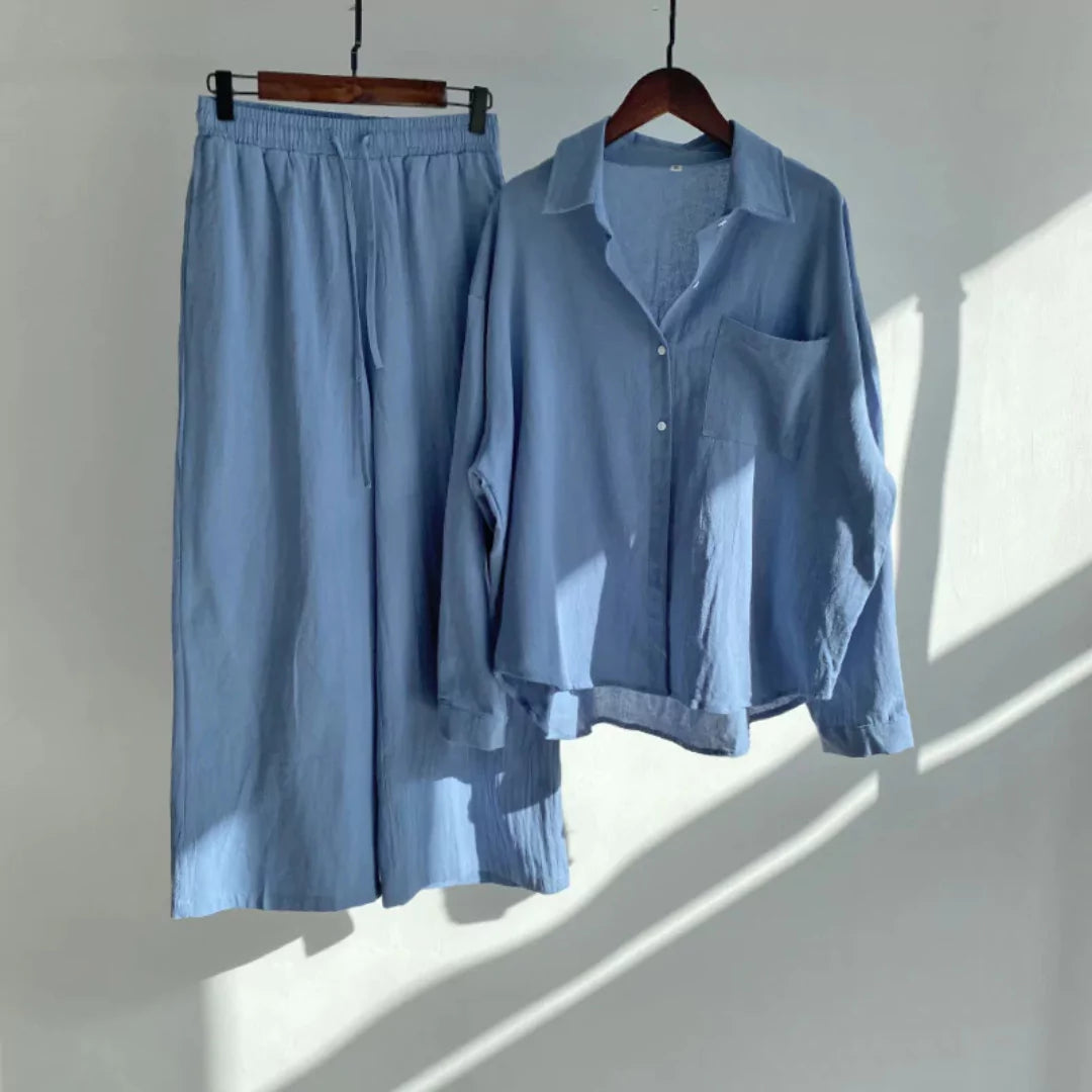 Thea | Linnen Shirt & Broek
