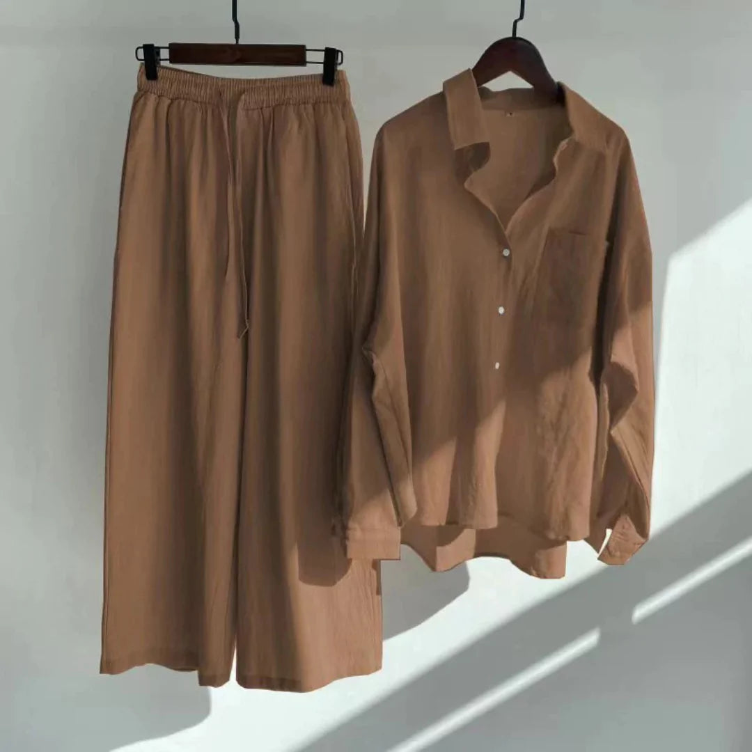 Thea | Linnen Shirt & Broek