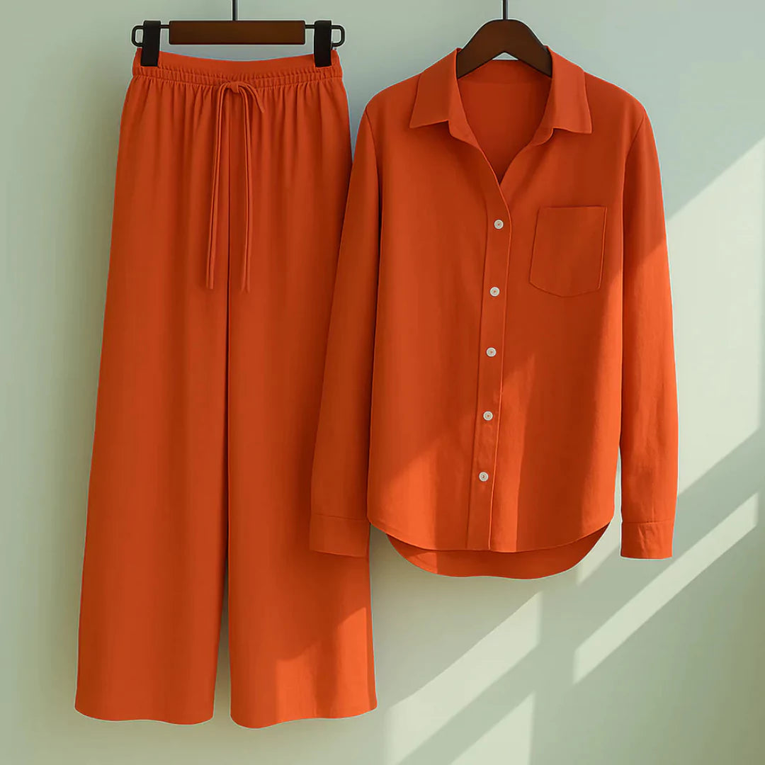 Thea | Linnen Shirt & Broek