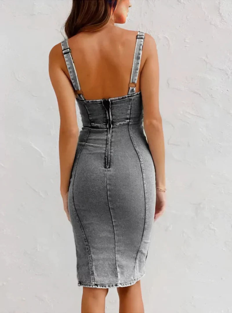 Amalia | Elegante Spijkerjurk