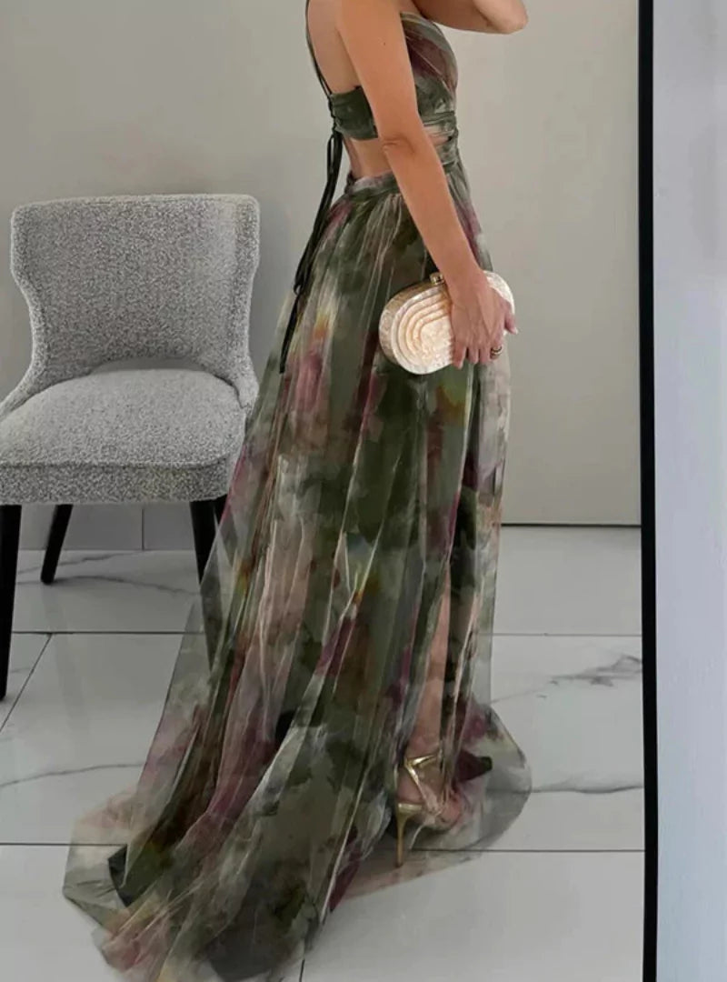 Mila | Maxi-Jurk met bloemenprint