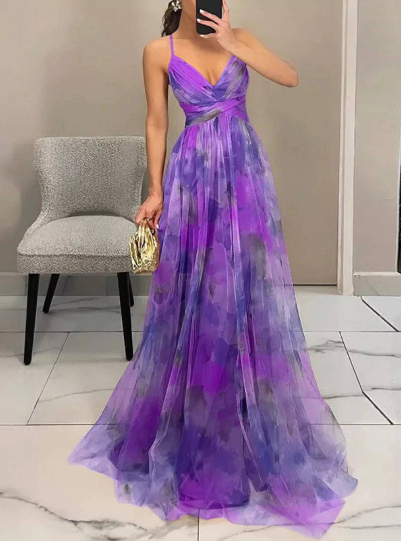 Mila | Maxi-Jurk met bloemenprint