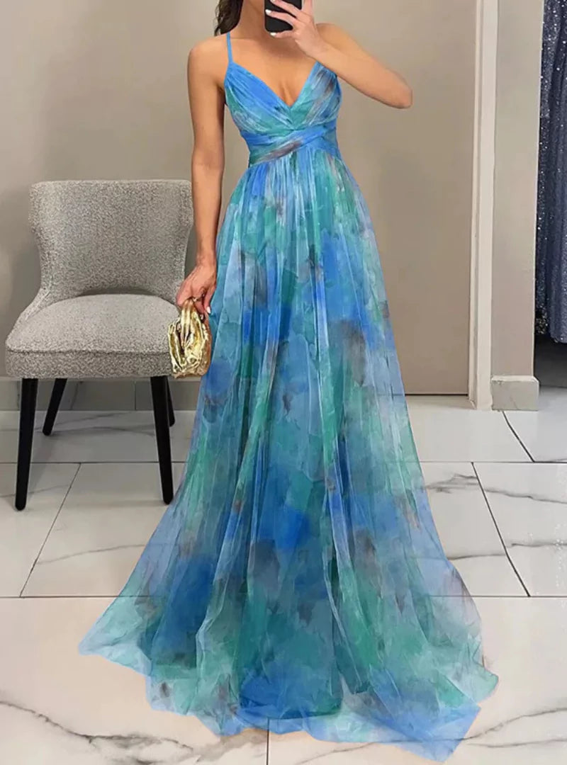 Mila | Maxi-Jurk met bloemenprint