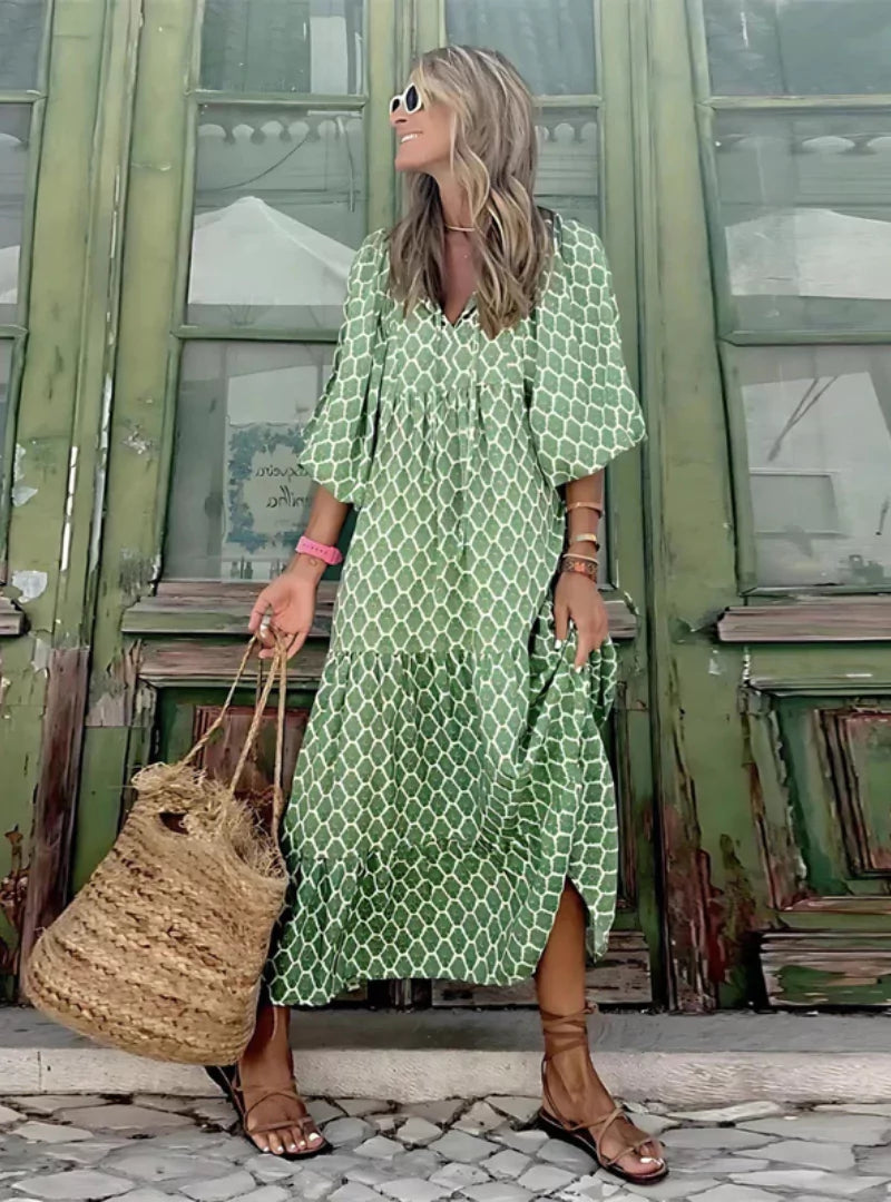 Sharon | Zomerjurk met print