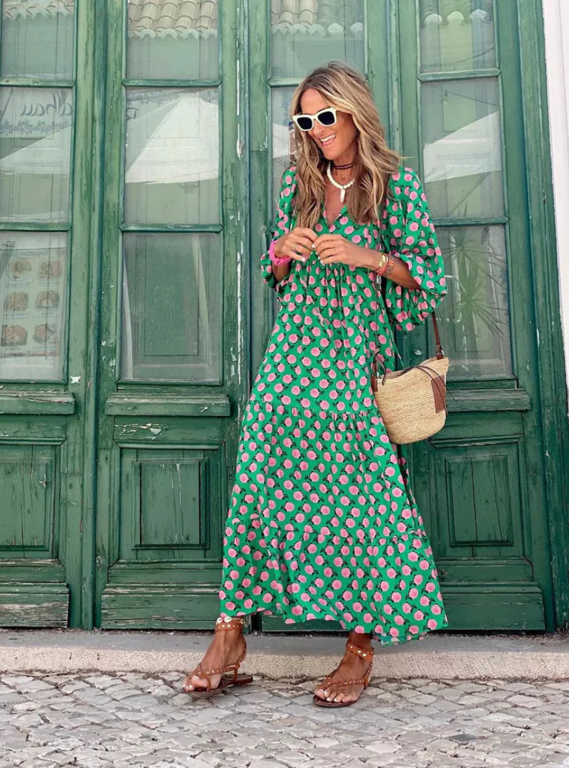 Sharon | Zomerjurk met print
