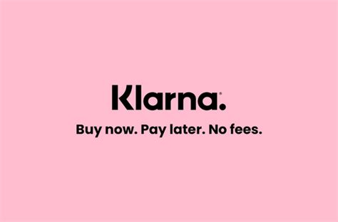 Het logo van Klarna.