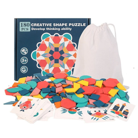 Woods™ | Ontwikkel de creativiteit - Geometrische Vormenpuzzel