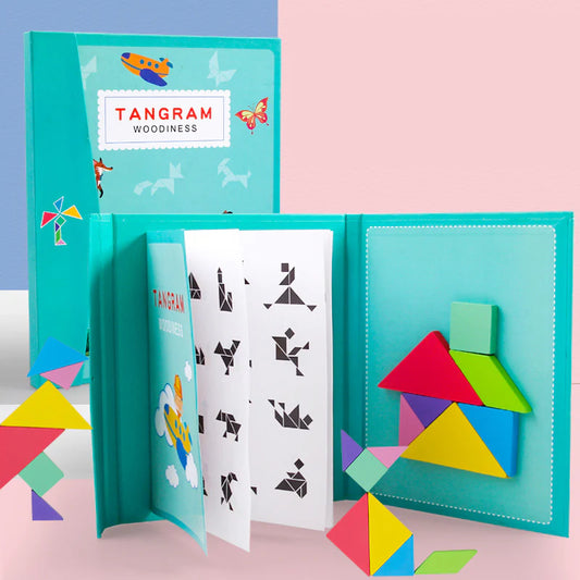 3D Puzzel Tangram Game™ - Eindeloos puzzelplezier - Magnetisch puzzelspel