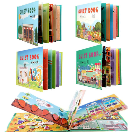 Quiet Book™ - Ontwikkel de fijne motoriek - Leerboek