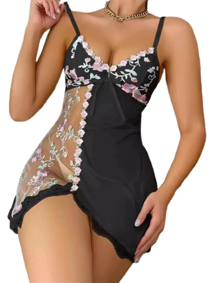 Lyla | Romantische babydoll-nachtjurk