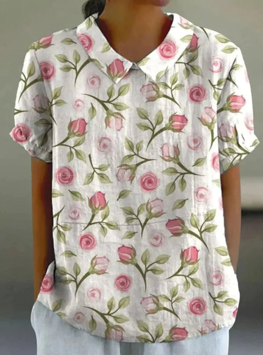 Tara | Bloemenblouse