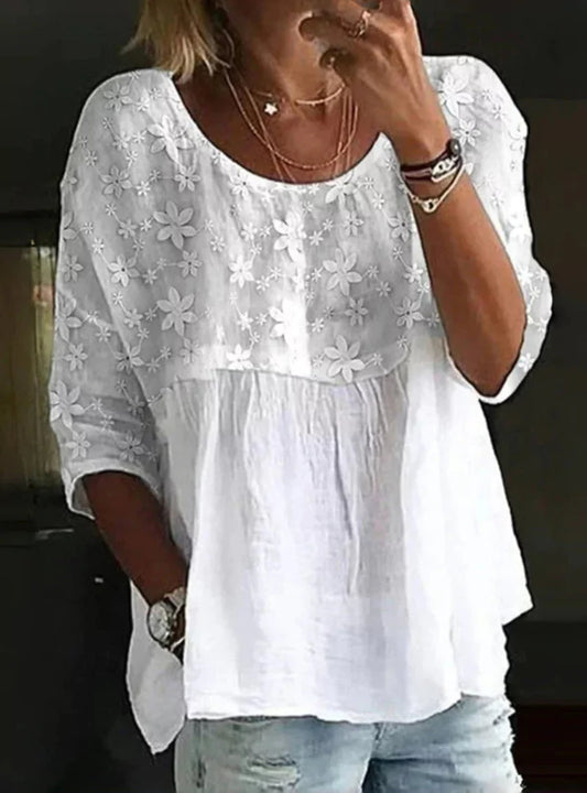 Linda | Blouse met bloemenprint