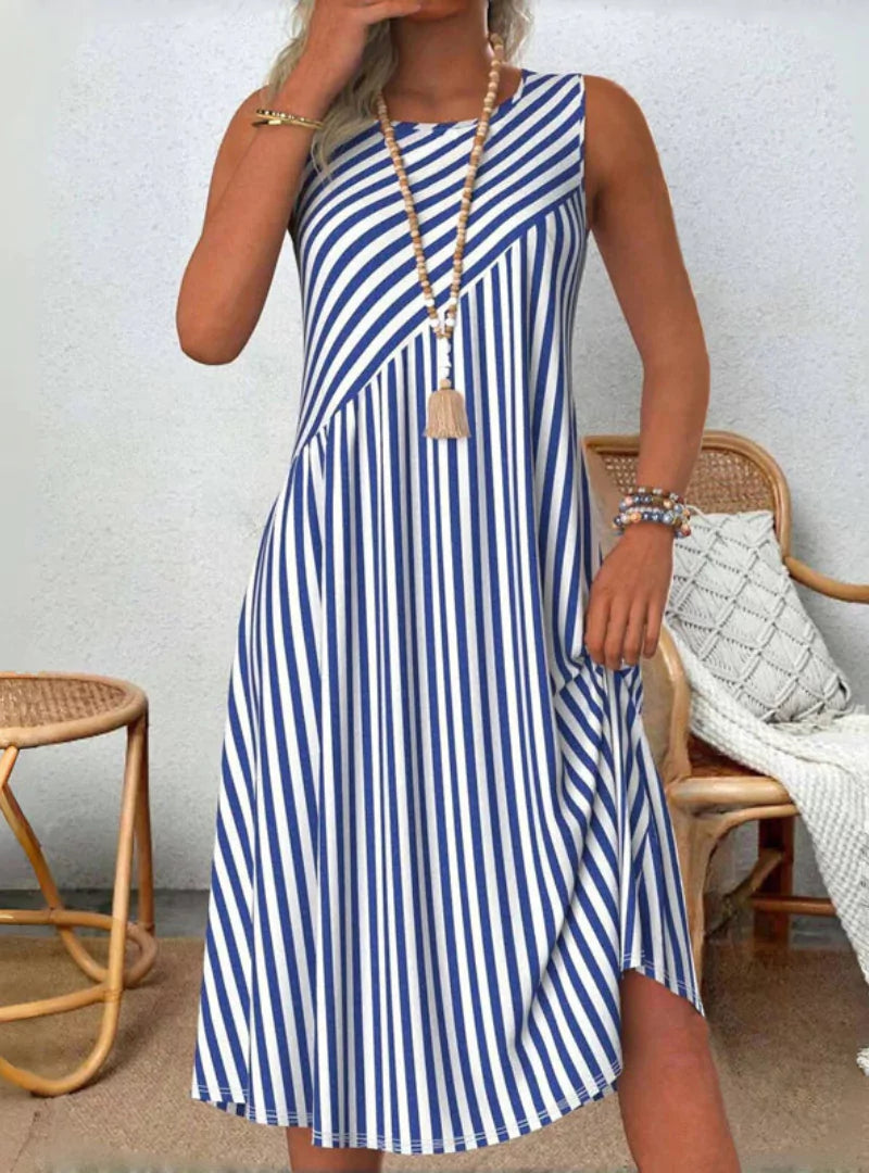 Felice | Casual Gestreepte Jurk