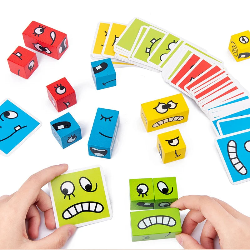Woods™ | Denktraining voor kinderen - Expression blokkenpuzzel