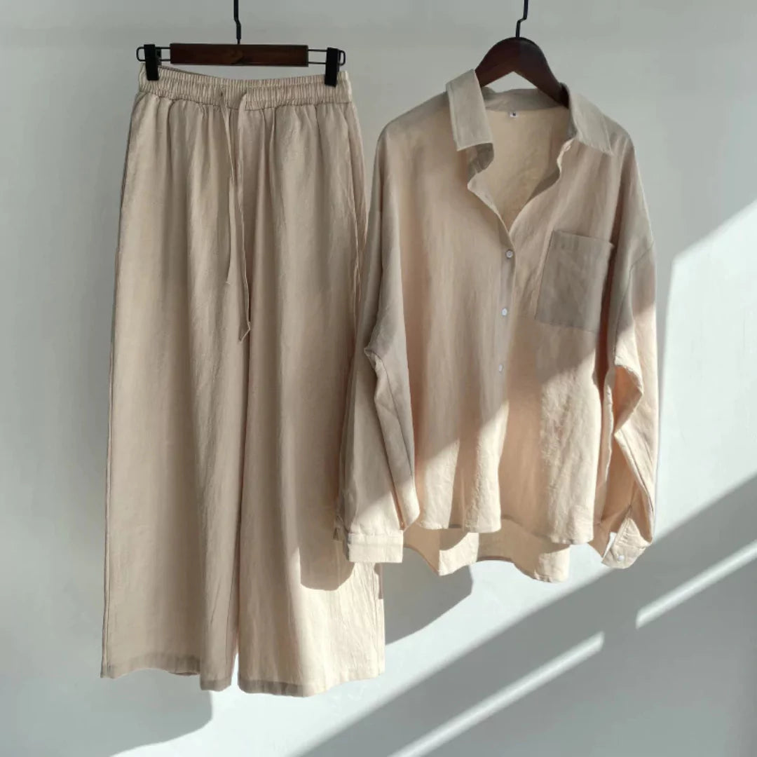 Thea | Linnen Shirt & Broek