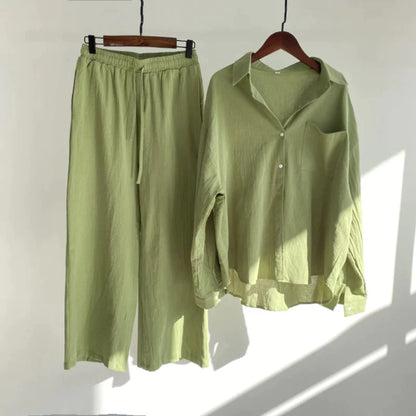Thea | Linnen Shirt & Broek