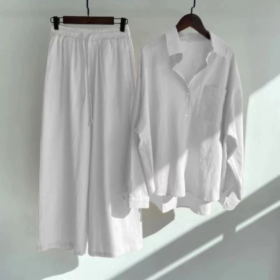 Thea | Linnen Shirt & Broek