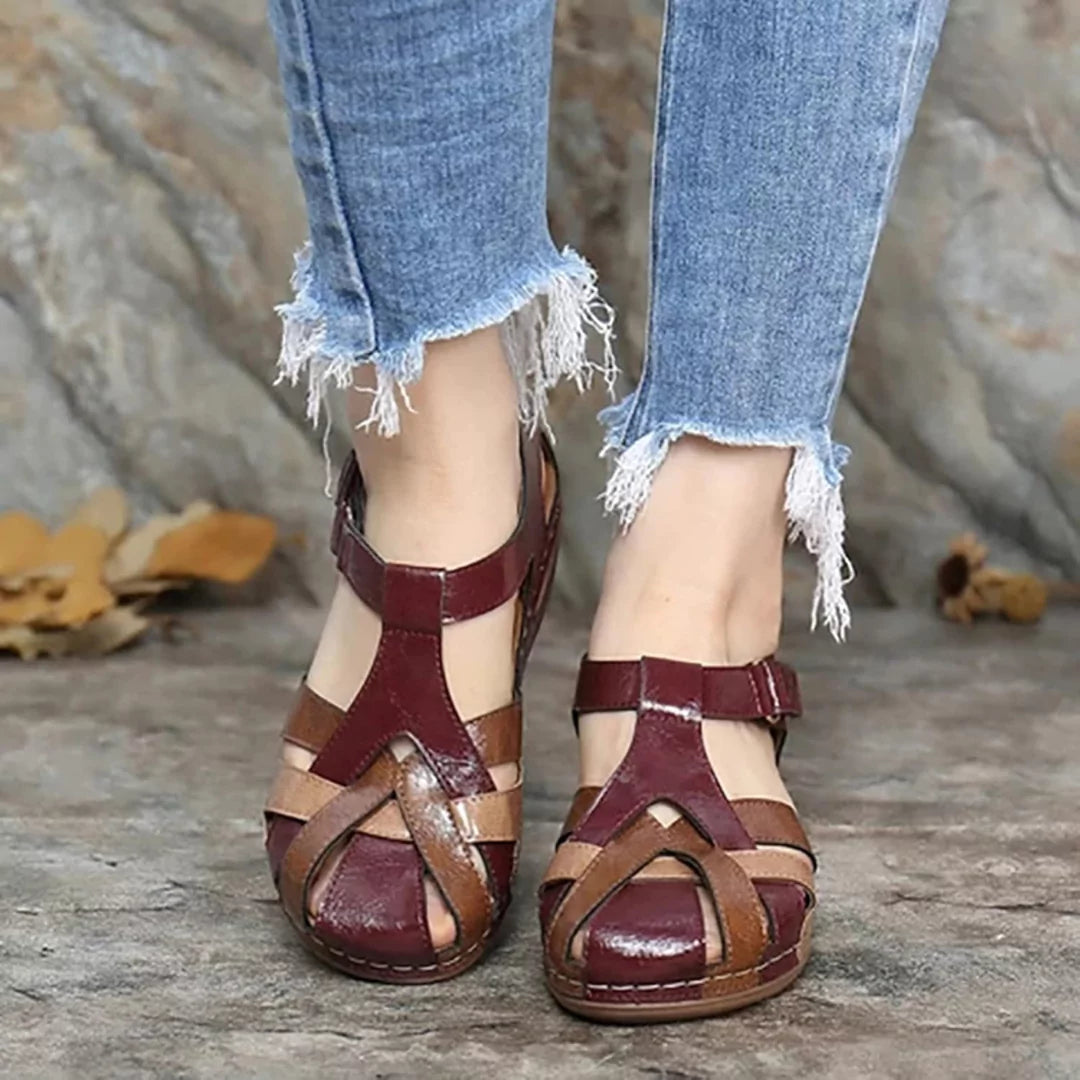 Roxanne | Sandalen met Sleehak