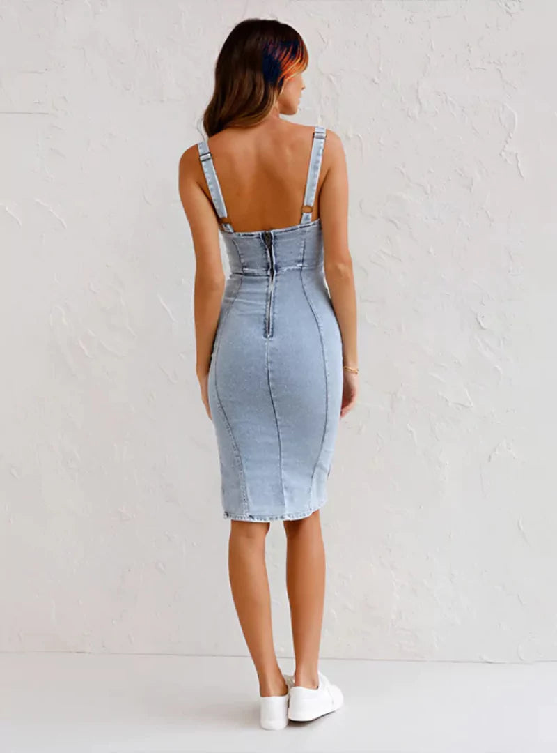 Amalia | Elegante Spijkerjurk