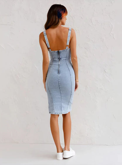 Amalia | Elegante Spijkerjurk