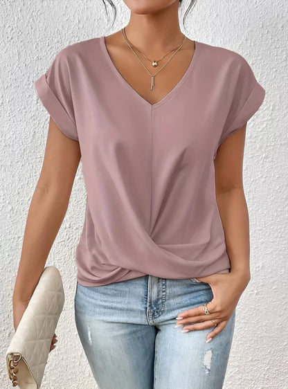 Zara | T-shirt met V-hals