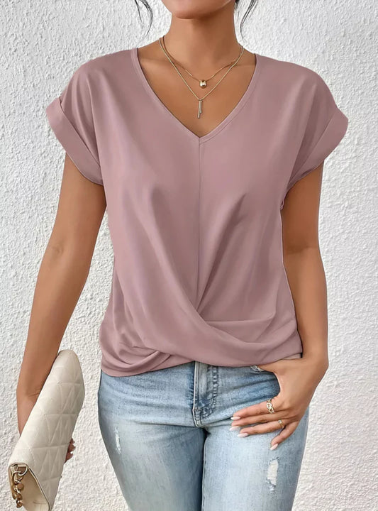 Zara | T-shirt met V-hals