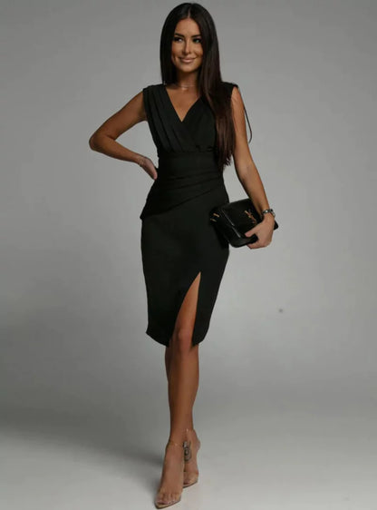 Rebecca | Jurk met v-hals