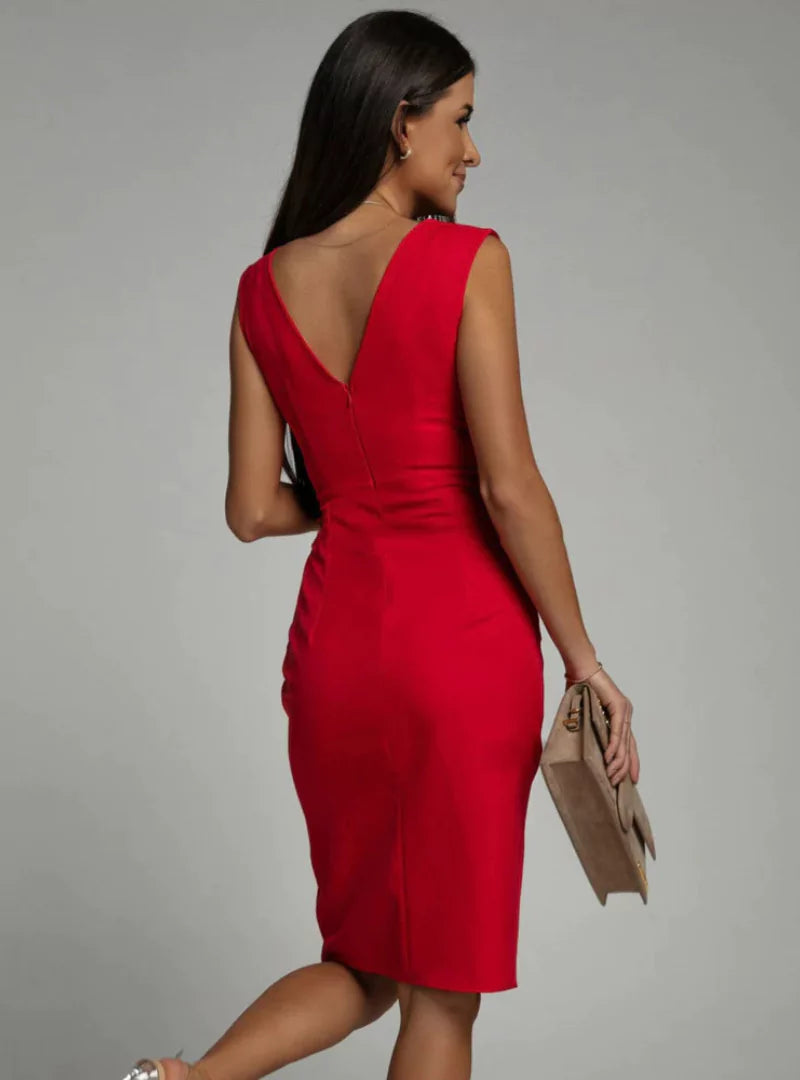 Rebecca | Jurk met v-hals