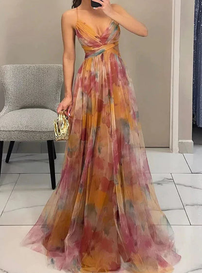 Mila | Maxi-Jurk met bloemenprint