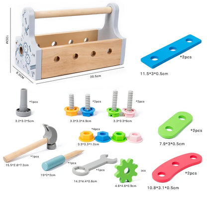 Woods™ - Creatief & Probleemoplossend - Houten Gereedschapskist